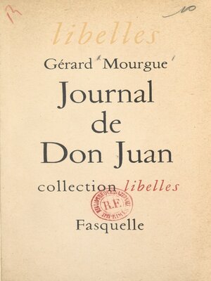 cover image of Journal de Don Juan